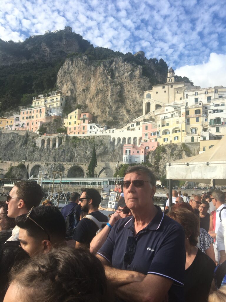 Amalfi ferry view