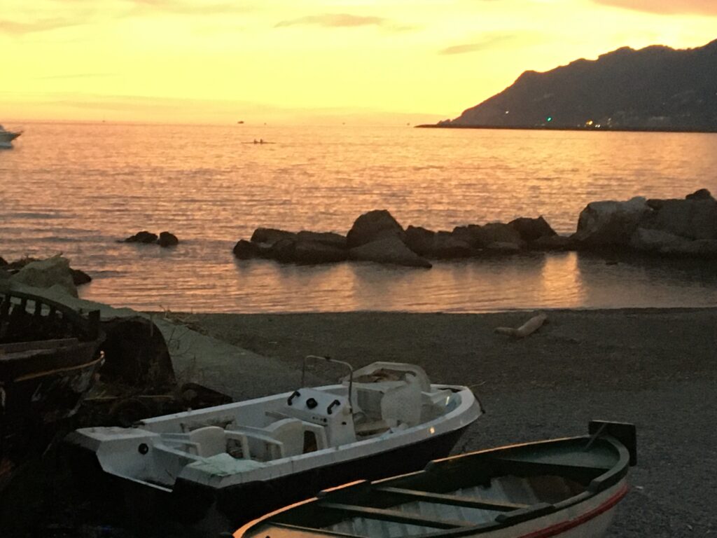 Sunset at Salerno